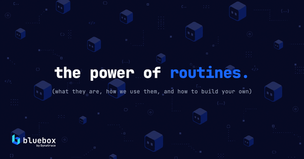 Routines: Give Bluebox your Recurring Jobs