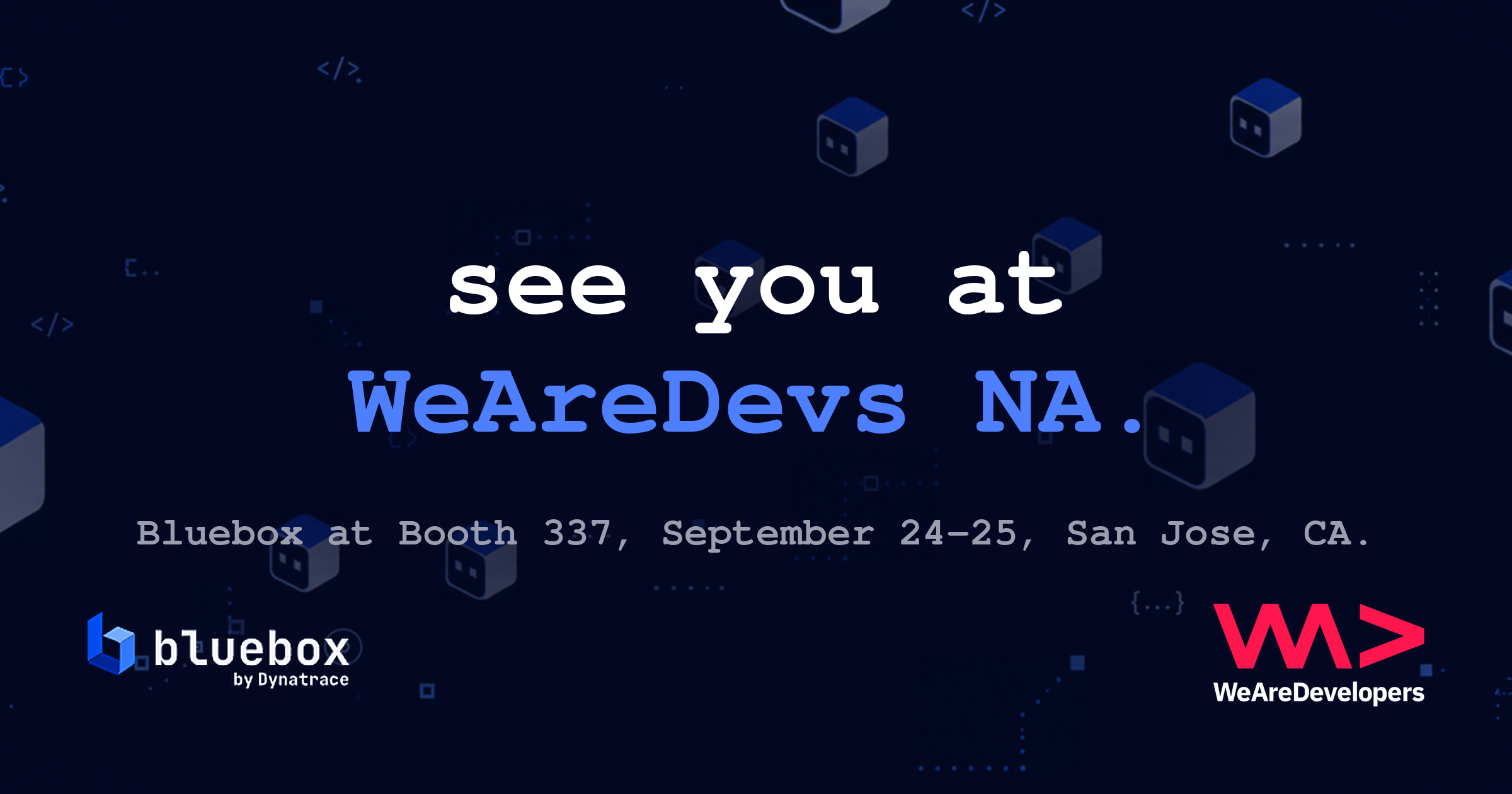 Bluebox at WeAreDevelopers North America 2026